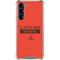 NFL Cleveland Browns Orange Performance Series Galaxy S24 FE Clear Case
