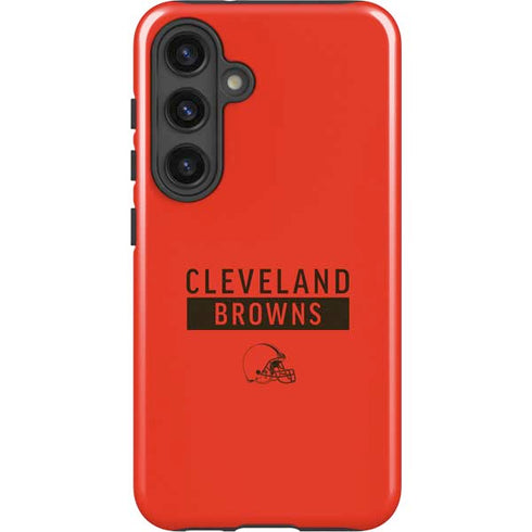 NFL Cleveland Browns Orange Performance Series Galaxy S25 Plus Impact Case