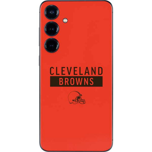 NFL Cleveland Browns Orange Performance Series Galaxy S25 Plus Skin