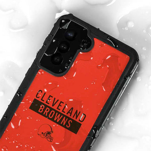 NFL Cleveland Browns Orange Performance Series Galaxy S24 Plus Waterproof Case