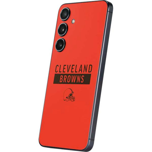 NFL Cleveland Browns Orange Performance Series Galaxy S25 Skin