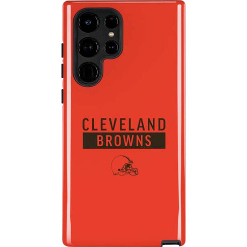 NFL Cleveland Browns Orange Performance Series Galaxy Cases