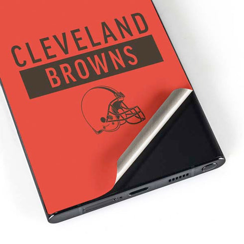 NFL Cleveland Browns Orange Performance Series Galaxy S24 Ultra Skin