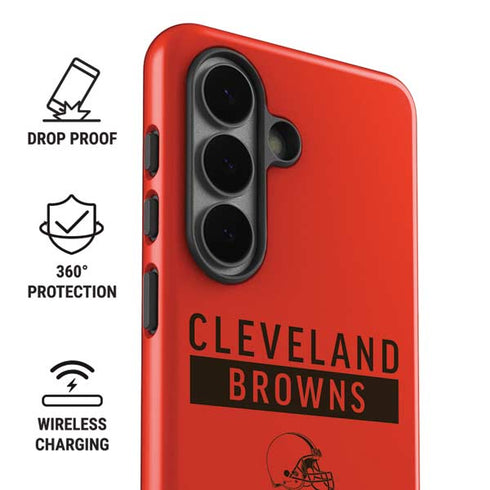 NFL Cleveland Browns Orange Performance Series Galaxy S26 Impact Case