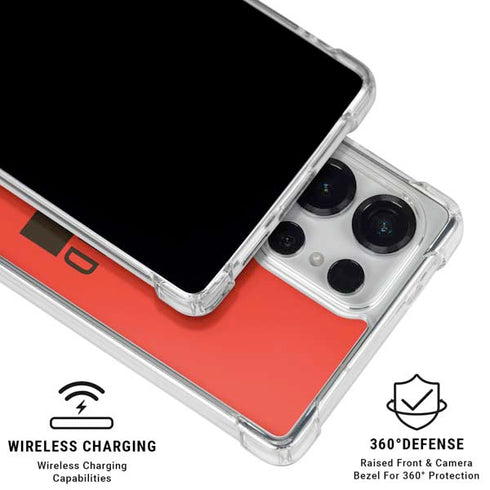 NFL Cleveland Browns Orange Performance Series Galaxy S26 Ultra Clear Case