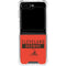 NFL Cleveland Browns Orange Performance Series Galaxy Z Flip6 Clear Case