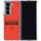 NFL Cleveland Browns Orange Performance Series Galaxy Z Fold5 5G Clear Case