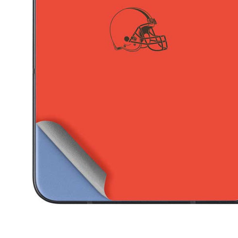 NFL Cleveland Browns Orange Performance Series Galaxy Z Fold5 5G Skin
