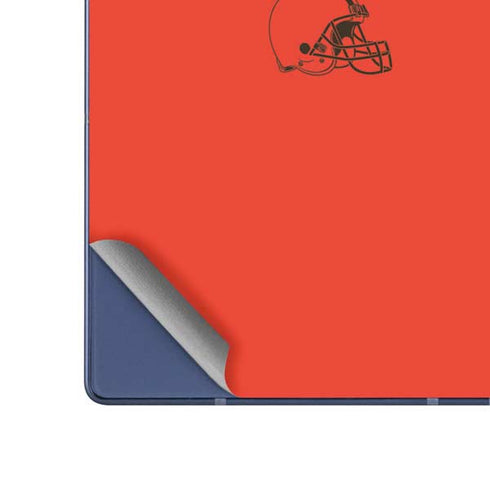 NFL Cleveland Browns Orange Performance Series Galaxy Z Fold6 Skin