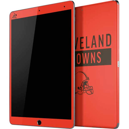 NFL Cleveland Browns Orange Performance Series iPad Skins