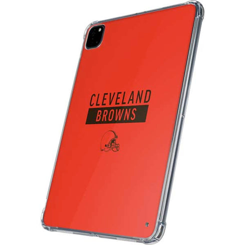 NFL Cleveland Browns Orange Performance Series iPad Pro 11in (2024) Clear Case