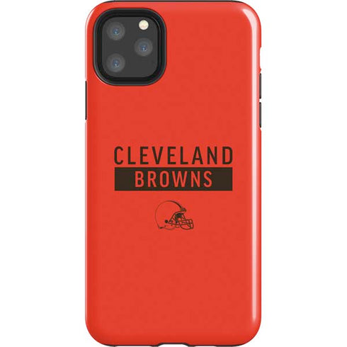 NFL Cleveland Browns Orange Performance Series iPhone Cases