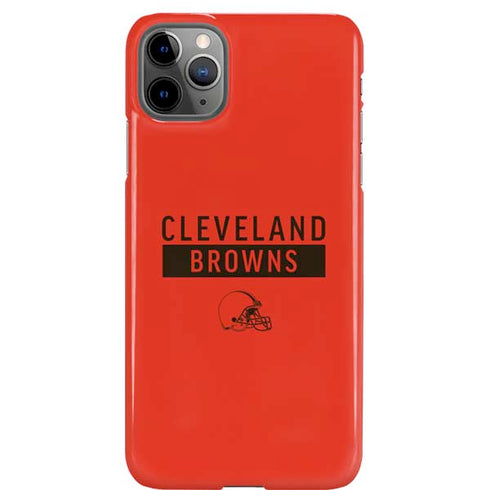 NFL Cleveland Browns Orange Performance Series iPhone Cases