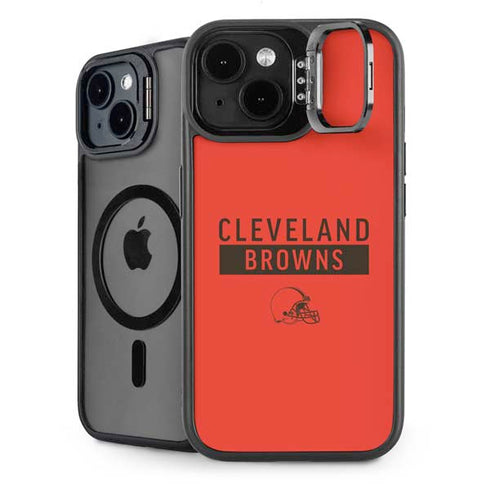 NFL Cleveland Browns Orange Performance Series iPhone 14 Kickstand Case