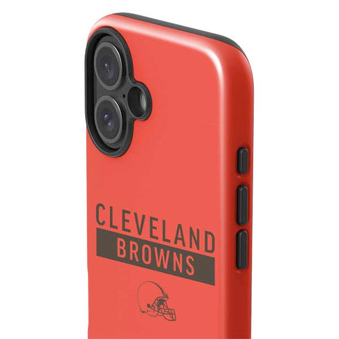 NFL Cleveland Browns Orange Performance Series iPhone 16 Impact Case