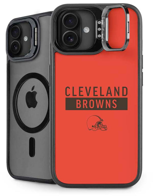 NFL Cleveland Browns Orange Performance Series iPhone 16 Plus Kickstand Case