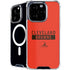 NFL Cleveland Browns Orange Performance Series iPhone 16 Pro MagSafe Case