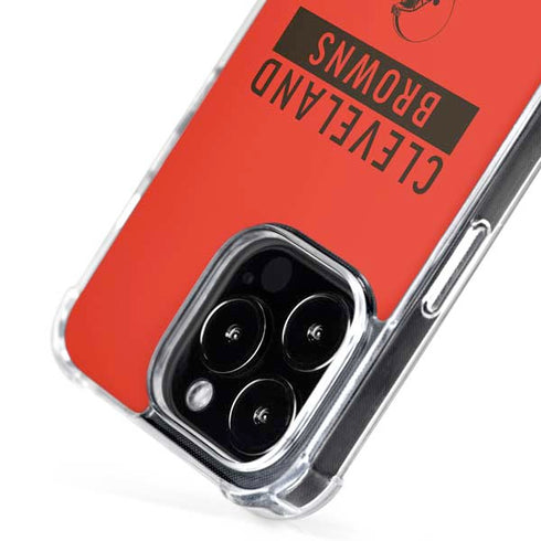 NFL Cleveland Browns Orange Performance Series iPhone 16 Pro MagSafe Case