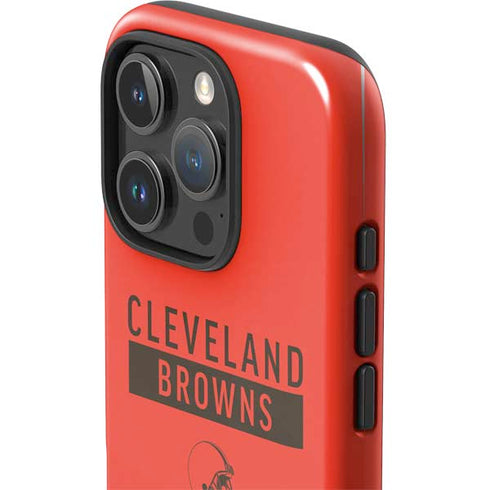NFL Cleveland Browns Orange Performance Series iPhone 16 Pro Max Impact Case