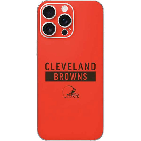 NFL Cleveland Browns Orange Performance Series iPhone 16 Pro Max Skin