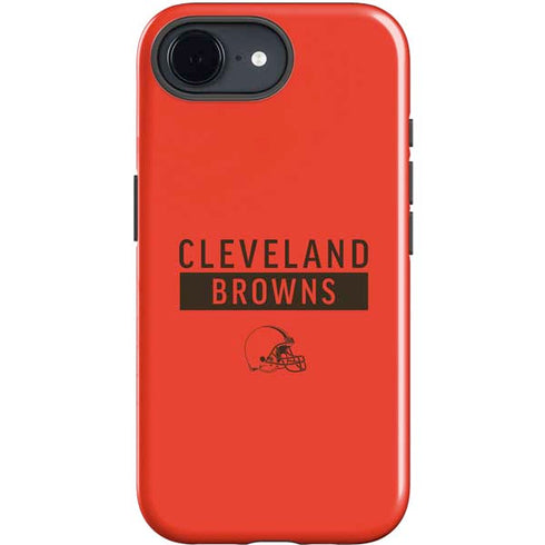 NFL Cleveland Browns Orange Performance Series iPhone 16e Impact Case
