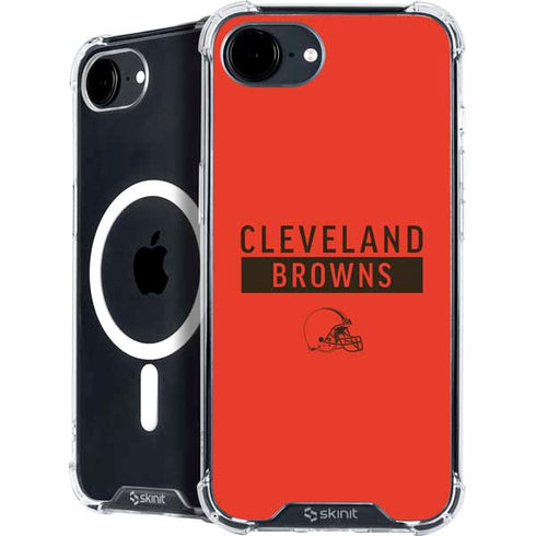 NFL Cleveland Browns Orange Performance Series iPhone 16e MagSafe Case