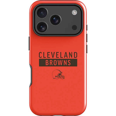 NFL Cleveland Browns Orange Performance Series iPhone 18 Pro Impact Case