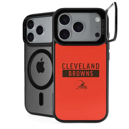 NFL Cleveland Browns Orange Performance Series iPhone 18 Pro Kickstand Case