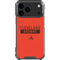 NFL Cleveland Browns Orange Performance Series iPhone 18 Pro Max Clear Case