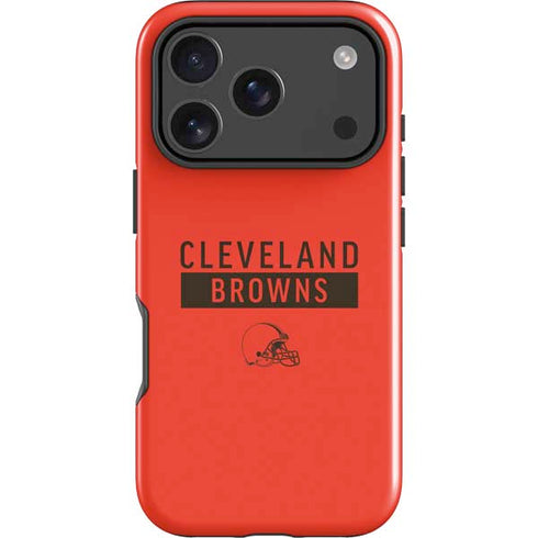 NFL Cleveland Browns Orange Performance Series iPhone 18 Pro Max Impact Case