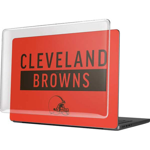 NFL Cleveland Browns Orange Performance Series MacBook Pro 14in (2021-24) Case plus Skin