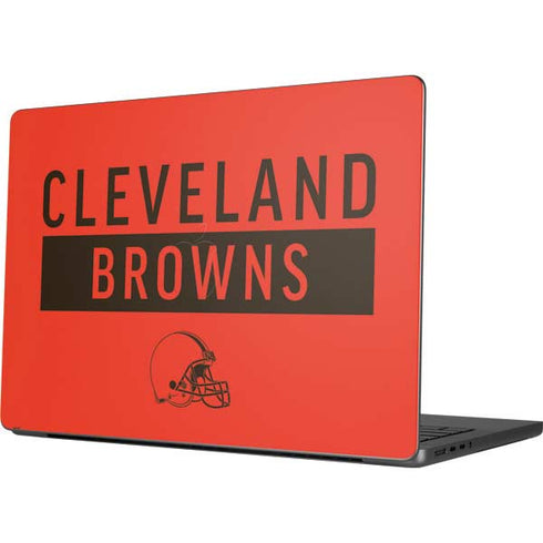 NFL Cleveland Browns Orange Performance Series Apple MacBook Pro 14-inch Skin