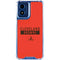 NFL Cleveland Browns Orange Performance Series Moto G 5G (2024) Clear Case