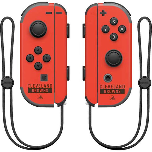 NFL Cleveland Browns Orange Performance Series Nintendo Skins