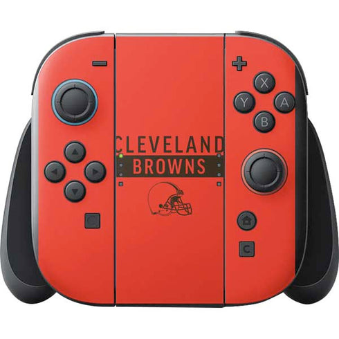NFL Cleveland Browns Orange Performance Series Nintendo Switch 2 (2025) with Joy-Con Skin