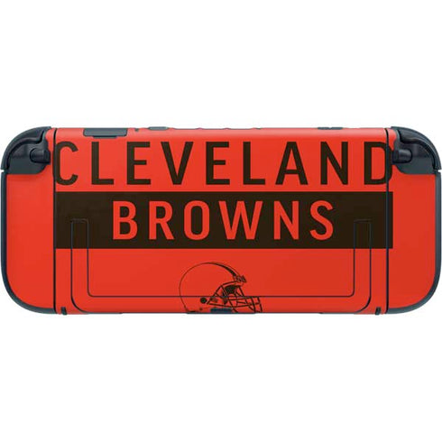 NFL Cleveland Browns Orange Performance Series Nintendo Switch 2 (2025) with Joy-Con Skin