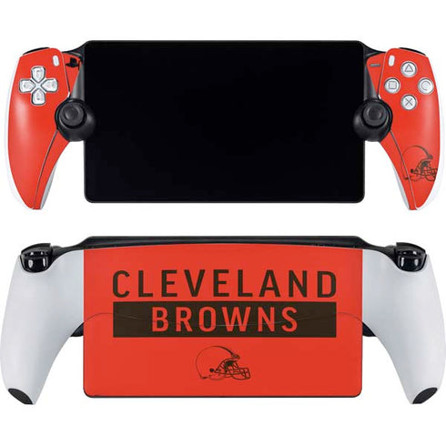 NFL Cleveland Browns Orange Performance Series PlayStation PS5 Skins