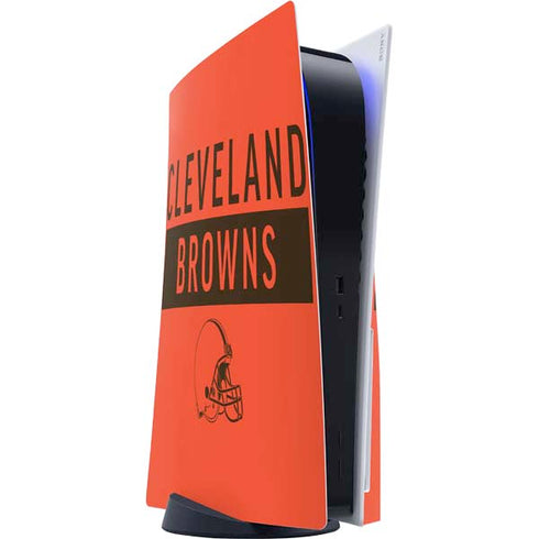 NFL Cleveland Browns Orange Performance Series PlayStation PS5 Skins