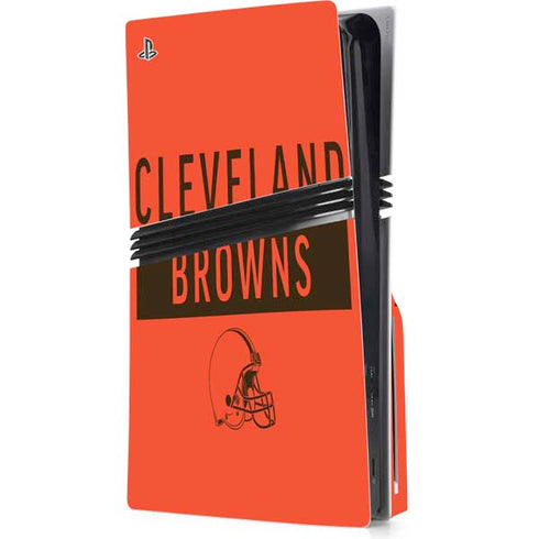 NFL Cleveland Browns Orange Performance Series PlayStation PS5 Skins