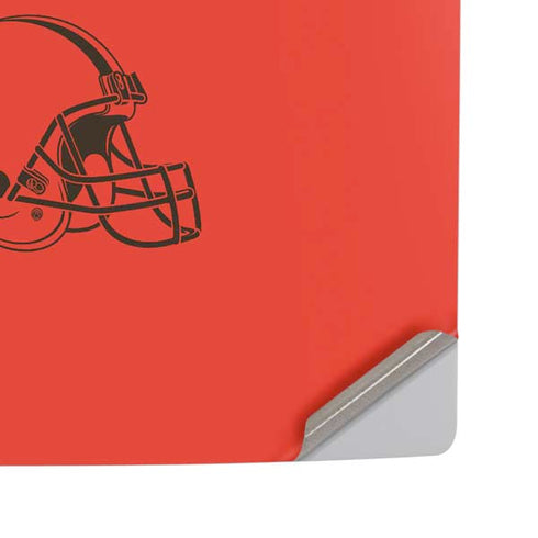 NFL Cleveland Browns Orange Performance Series PS5 Pro Disk Console Skin