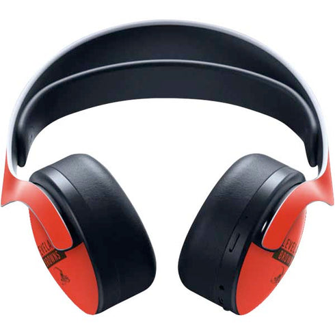 NFL Cleveland Browns Orange Performance Series PULSE 3D Wireless Headset for PS5 Skin