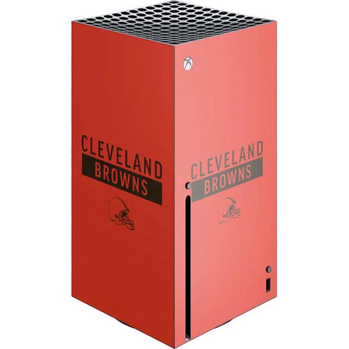 NFL Cleveland Browns Orange Performance Series Xbox Series X Skins