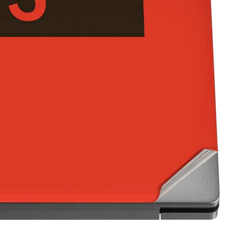 NFL Cleveland Browns Orange Performance Series Dell XPS Skin