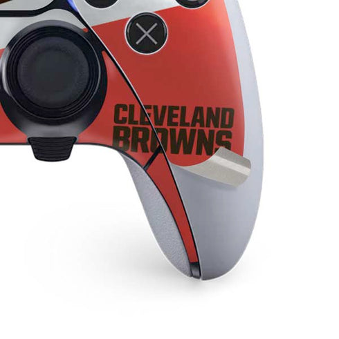 NFL Cleveland Browns PS5 DualSense Edge Pro Controller Skin