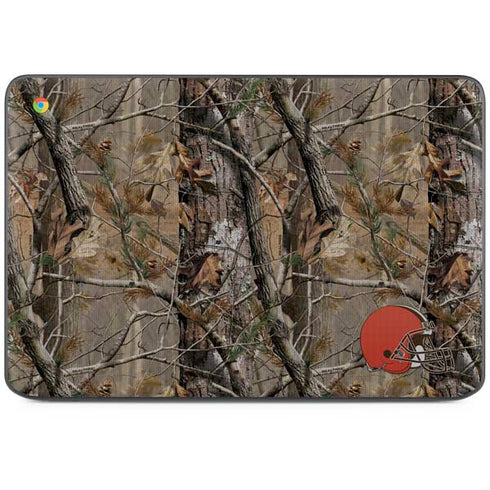 NFL Cleveland Browns Realtree AP Camo HP Chromebook Skin