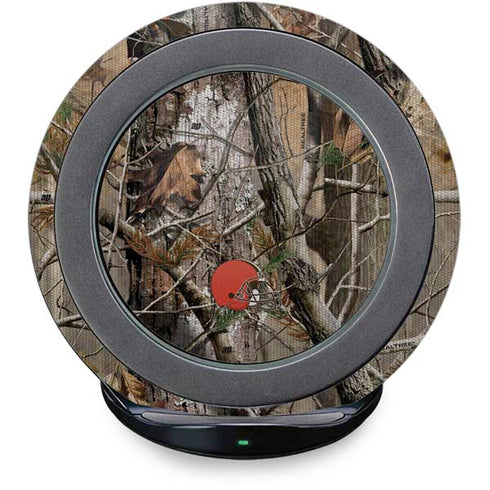 NFL Cleveland Browns Realtree AP Camo Fast Charge Wireless Charging Stand Skin