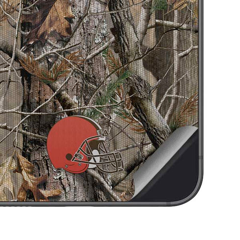 NFL Cleveland Browns Realtree AP Camo Galaxy S24 Plus Skin