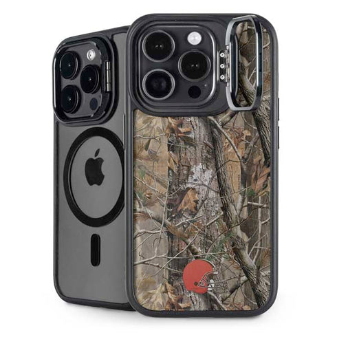 NFL Cleveland Browns Realtree AP Camo iPhone 13 Pro Kickstand Case