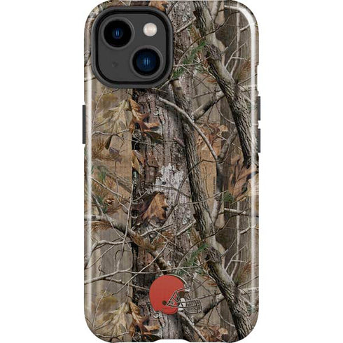 NFL Cleveland Browns Realtree AP Camo iPhone 15 Impact Case