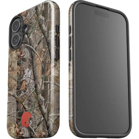NFL Cleveland Browns Realtree AP Camo iPhone 16 Plus Impact Case